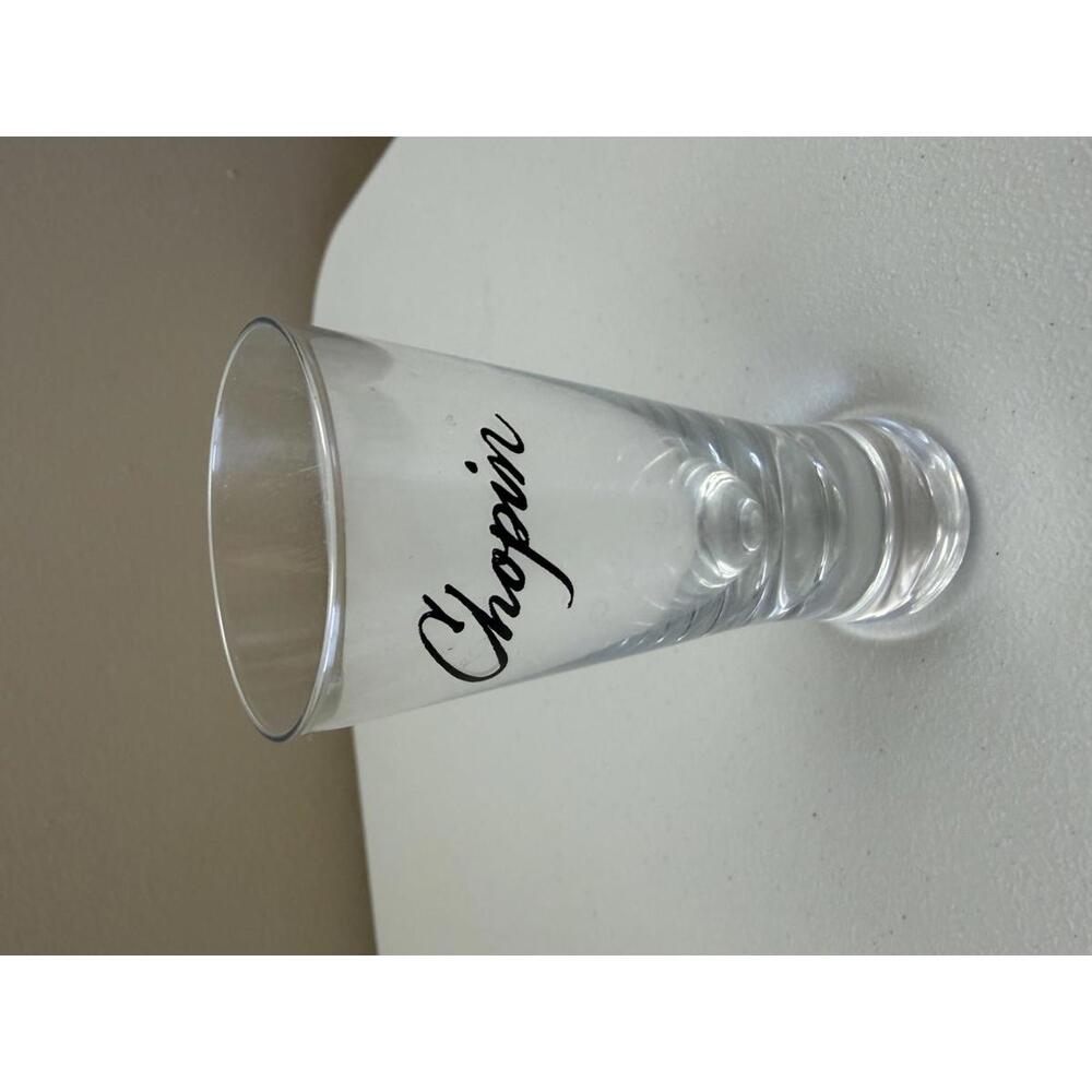 Chopin Branded Clear Glass Shot Glass